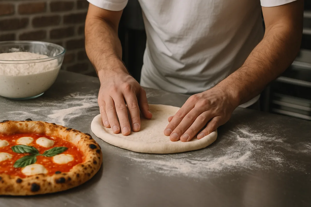 Qual è il segreto per una pizza napoletana con bordo perfetto? L'impasto spiegato facile