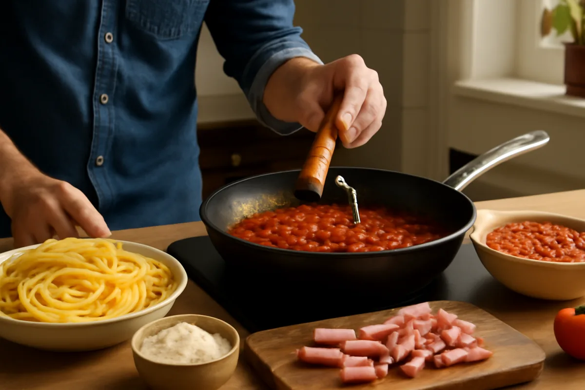 Come ottenere il miglior sugo all’amatriciana: l’ingrediente che fa la differenza