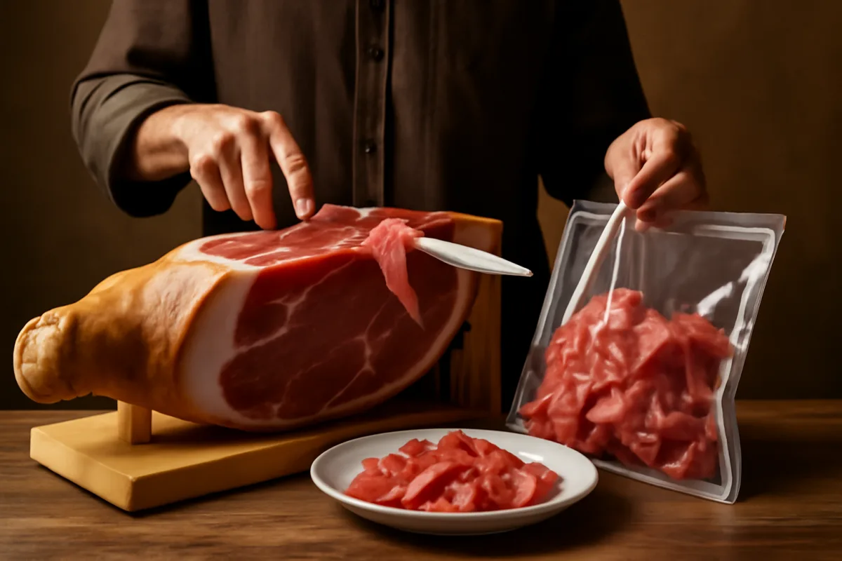 Taglio e conservazione del prosciutto crudo italiano: come preservare il sapore unico