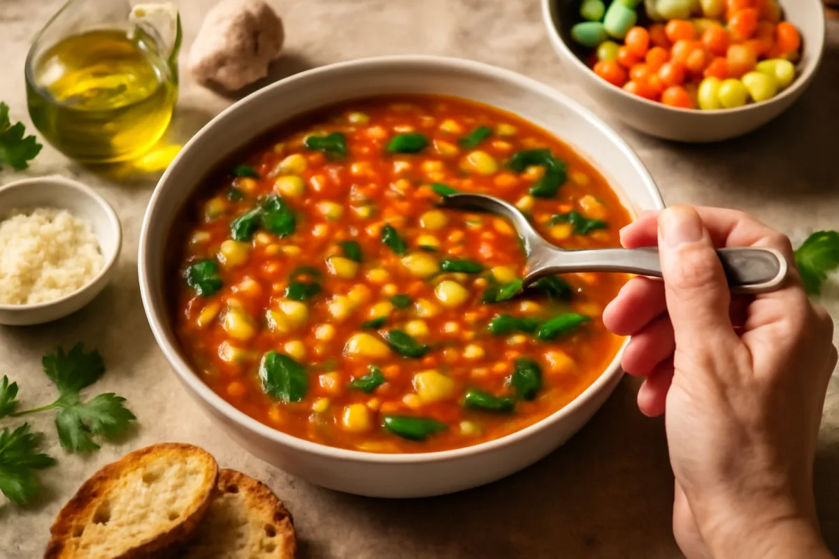 Minestrone italiano gustoso: come ottenere sempre una zuppa densa e profumata