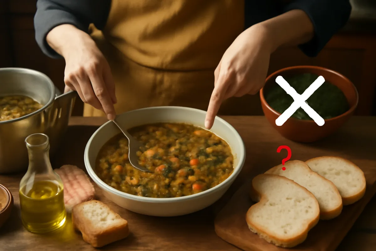 La ricetta della ribollita toscana: errori più frequenti e come risolverli