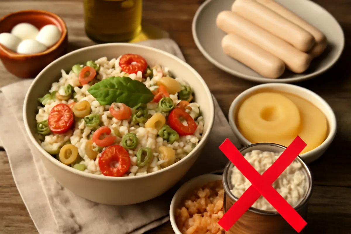 Insalata di riso all'italiana: quali ingredienti evitare per non banalizzarla