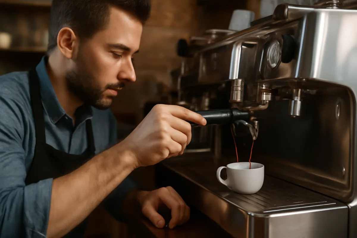 Cosa distingue il vero caffè espresso italiano? La tecnica del barista
