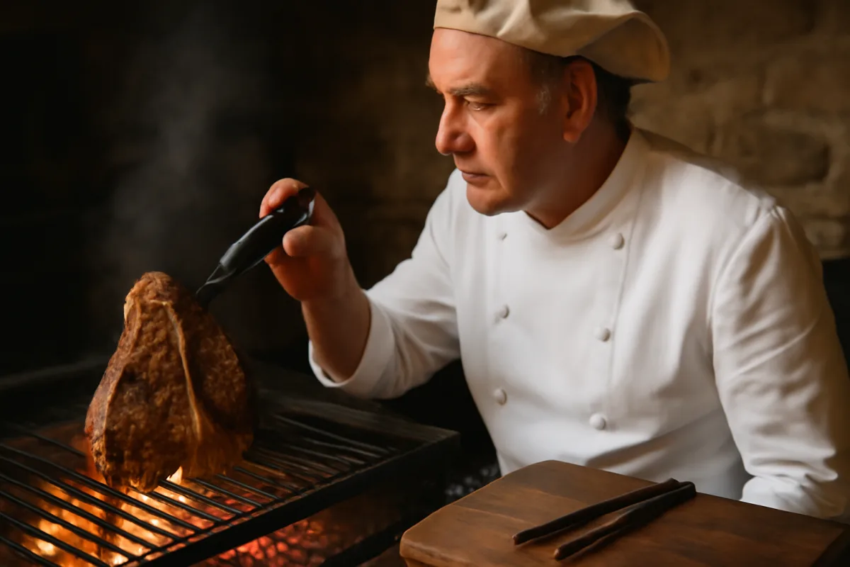 La cottura della bistecca fiorentina: temperatura e tempi degli chef toscani